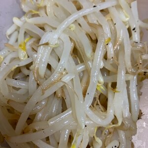 レンジで簡単おつまみ。もやしナムル